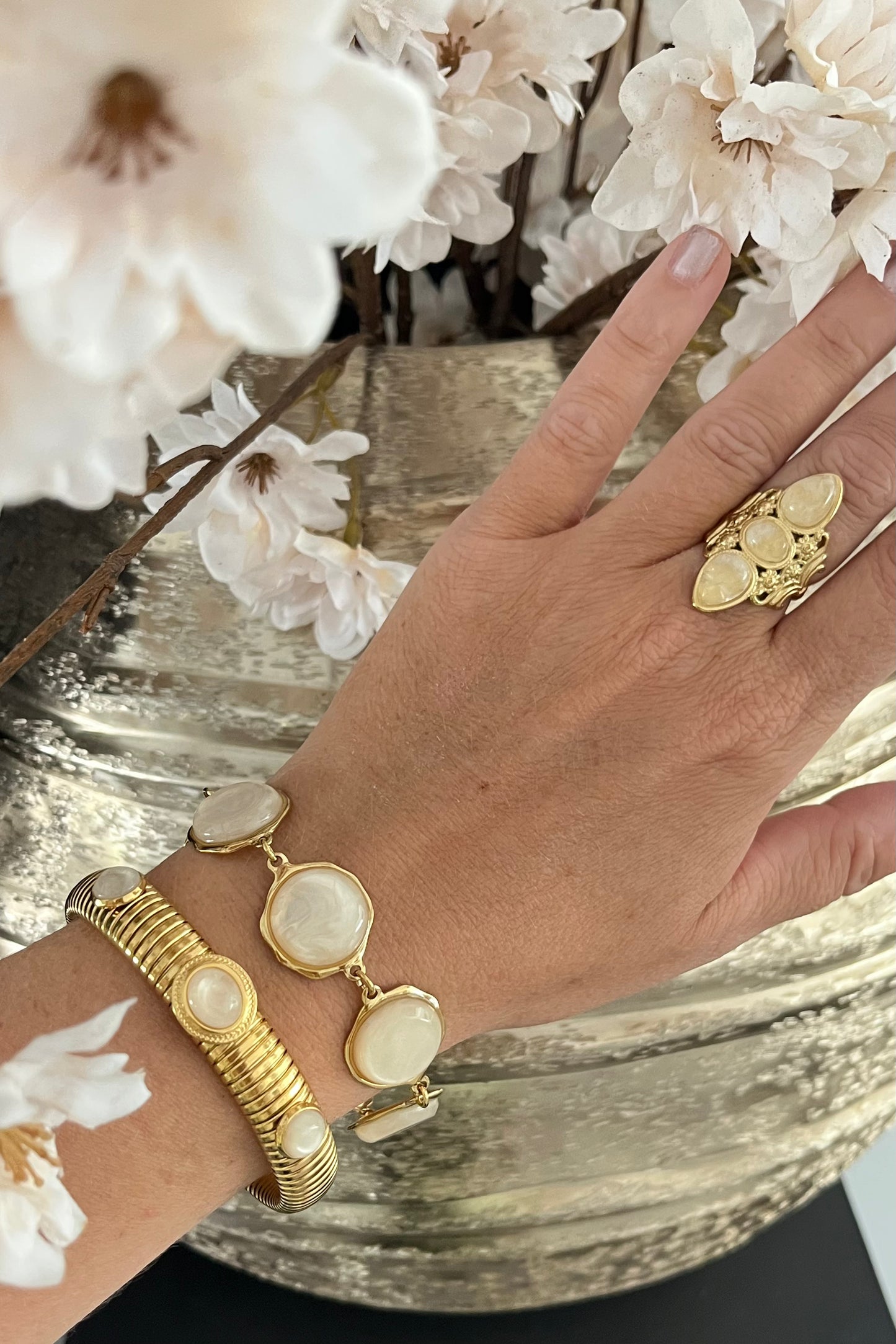 Maia Bracelet | Beige
