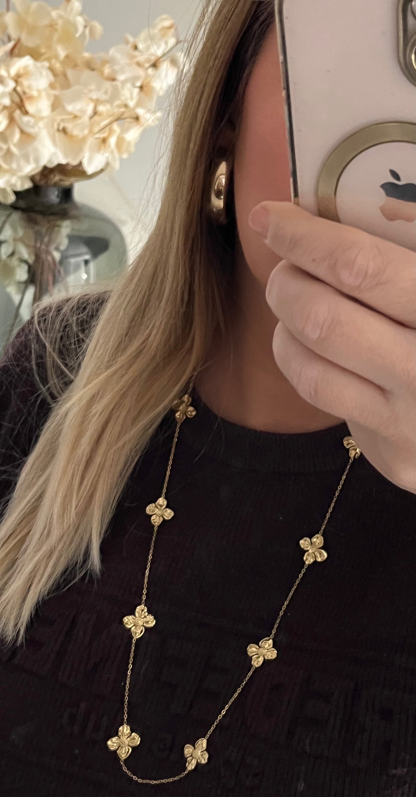 Lange Ketting Flowers