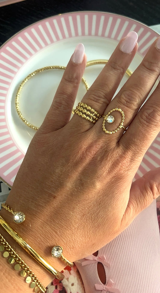 Bague brillante