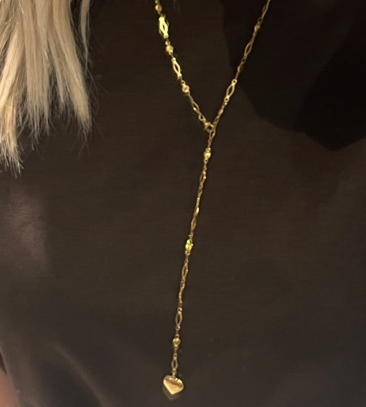 Long Heart Necklace