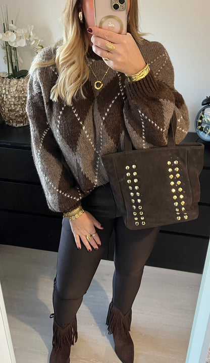 Comfy Broek Isabella | Donkerbruin