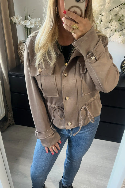 Chloe Jacket Taupe