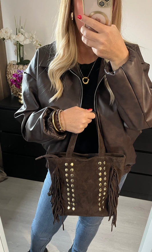 Ivy Bag Studs | Donkerbruin