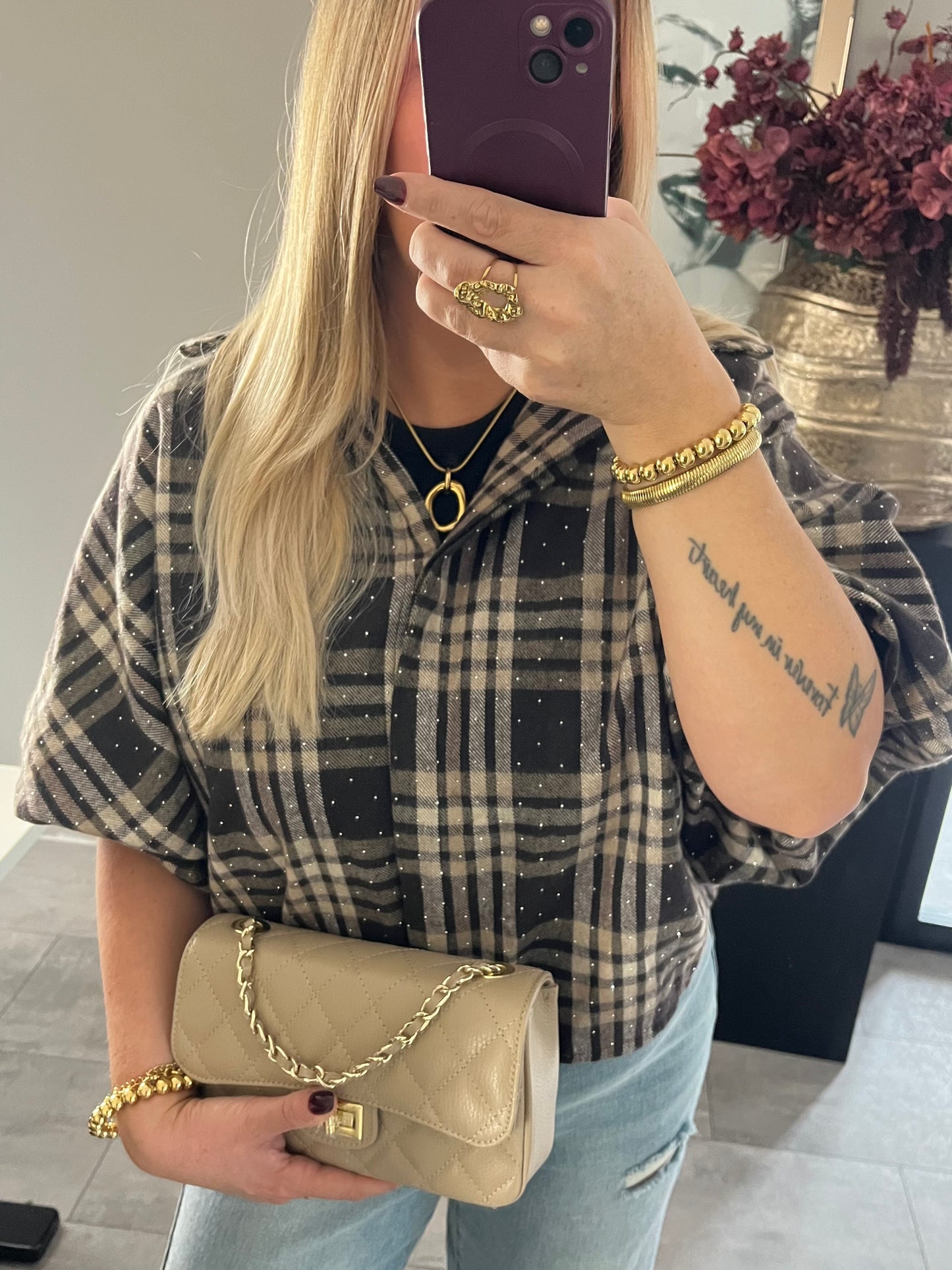 Rosalie Blouse Strass