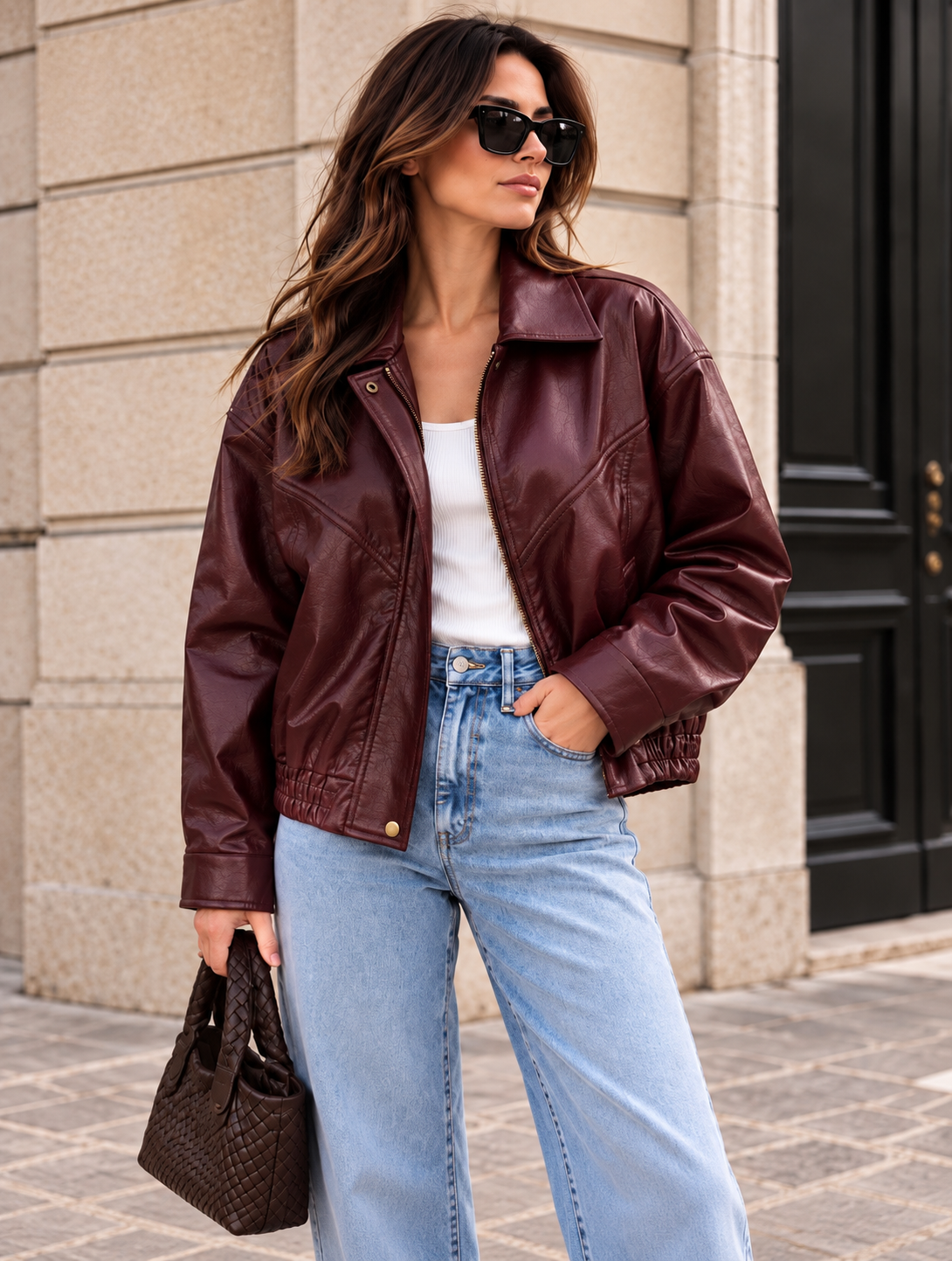 Celia Jacket | Bordeaux