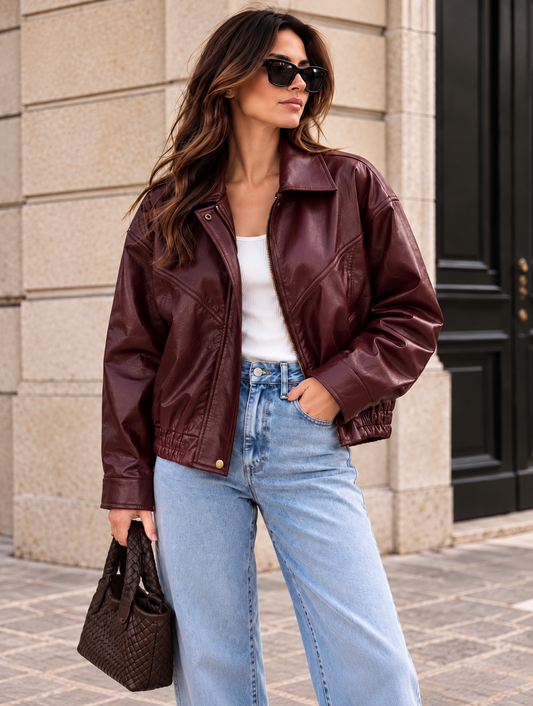Celia Jacket | Bordeaux