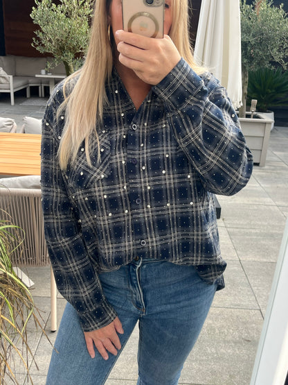 Shine Bright Blouse | Blauw