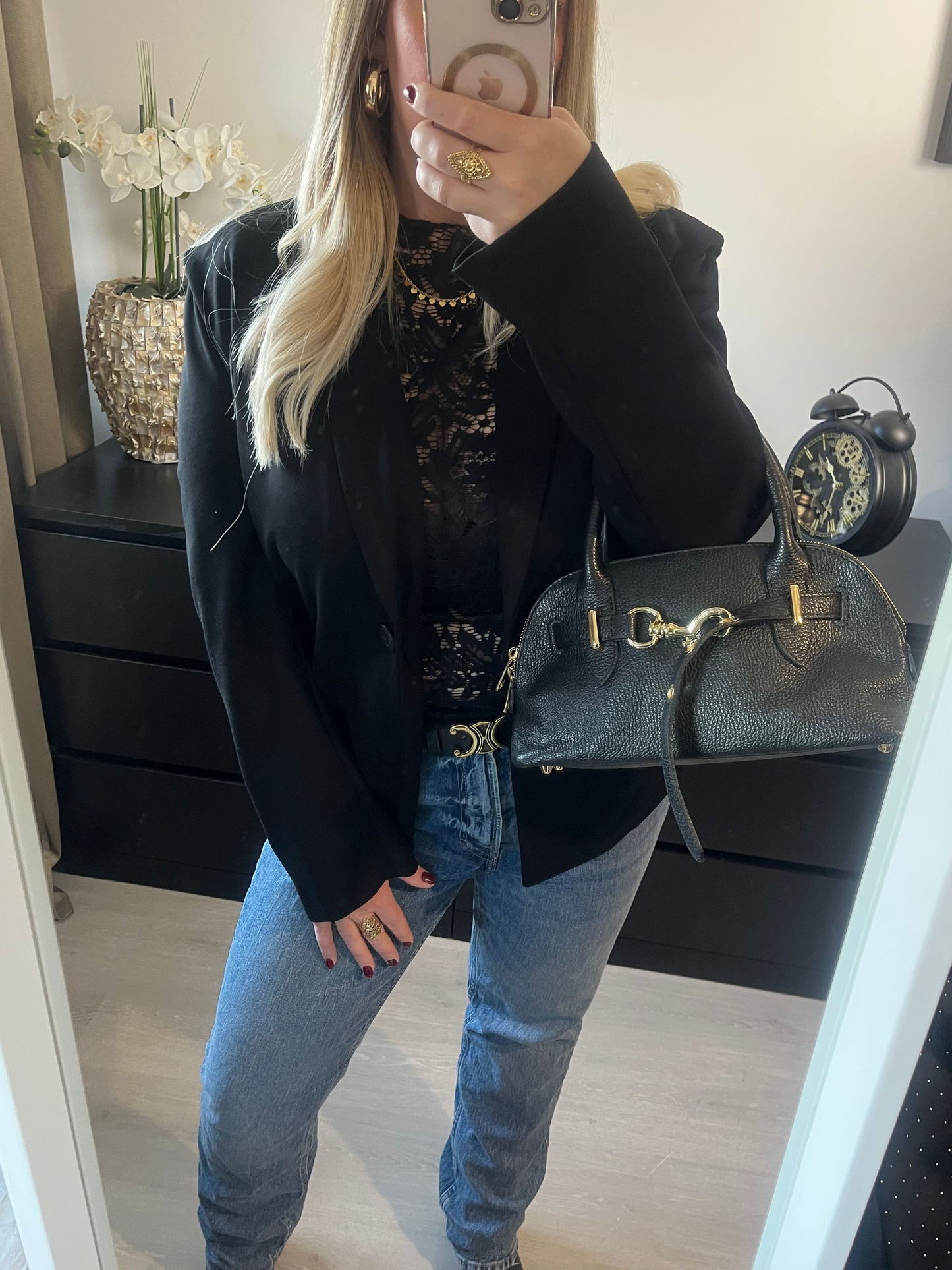 Blazer confortable Cassidy | Noir