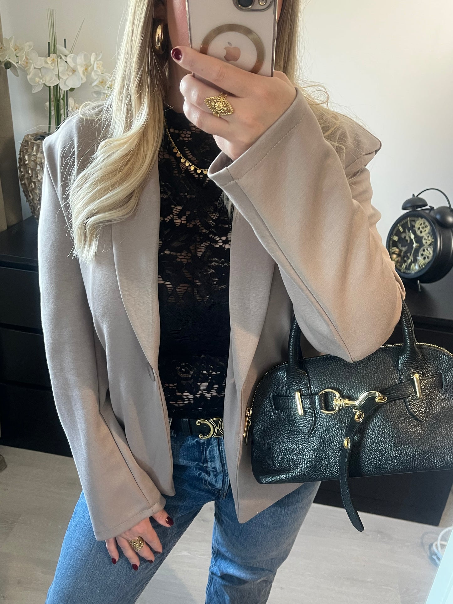 Blazer confortable Cassidy | Taupe