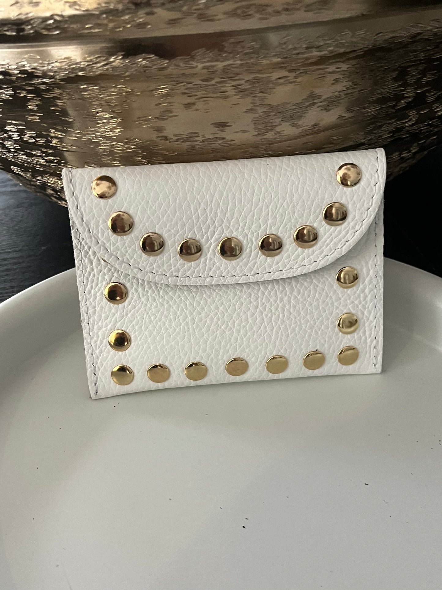 Pasjeshouder Studs | Wit