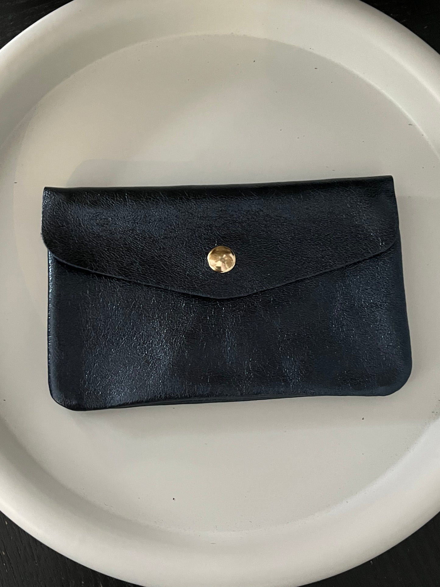 Dessy Portemonnee Big | Metallic Navy