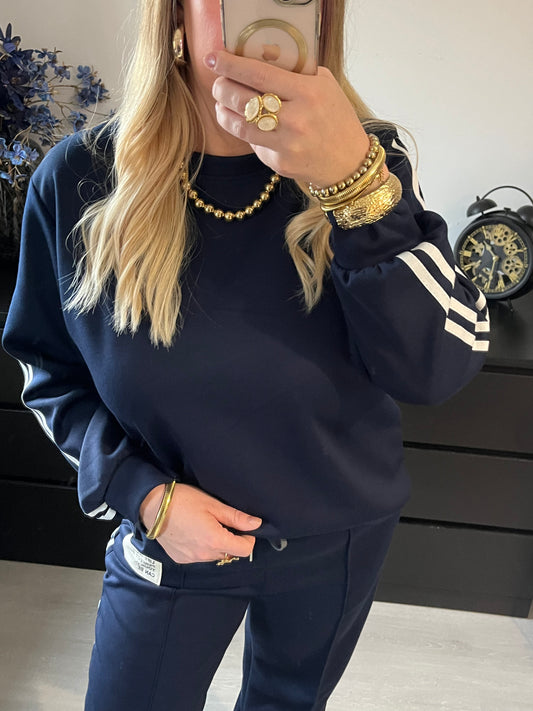 Comfy Set Stripe | Navy