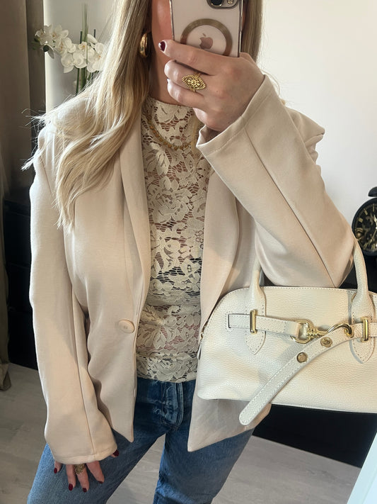 Blazer confortable Cassidy | Beige