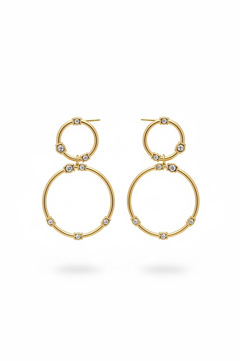 Oorbellen Danique Strass