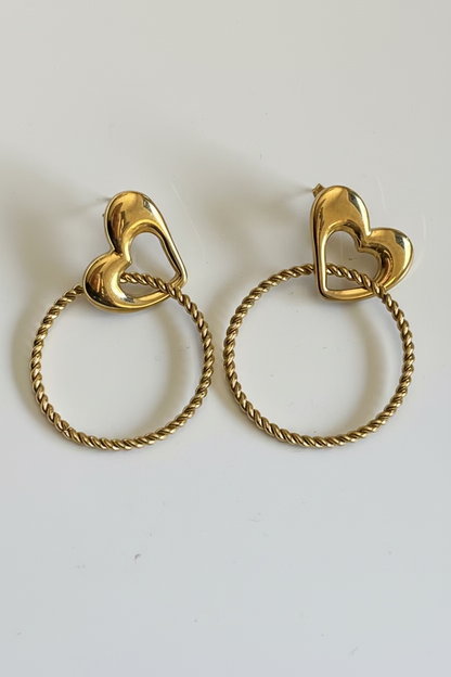 Heart Ring Earrings