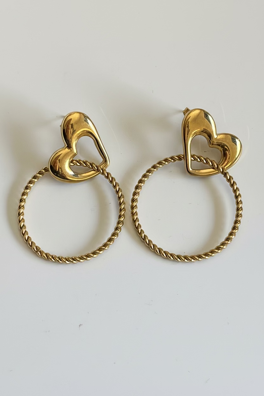 Heart Ring Earrings