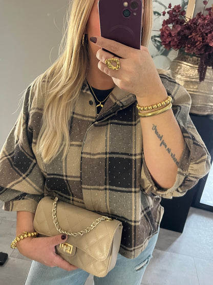 Jolie Blouse Strass