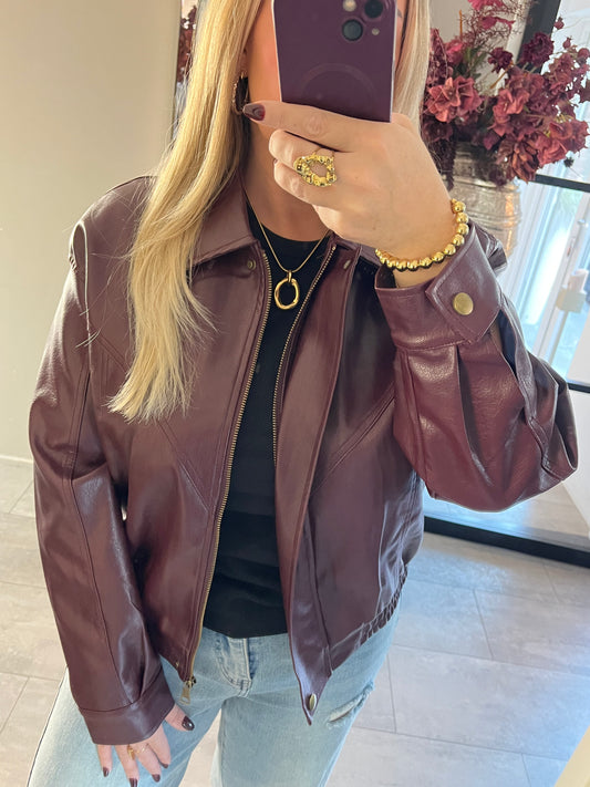 Celia Jacket | Bordeaux