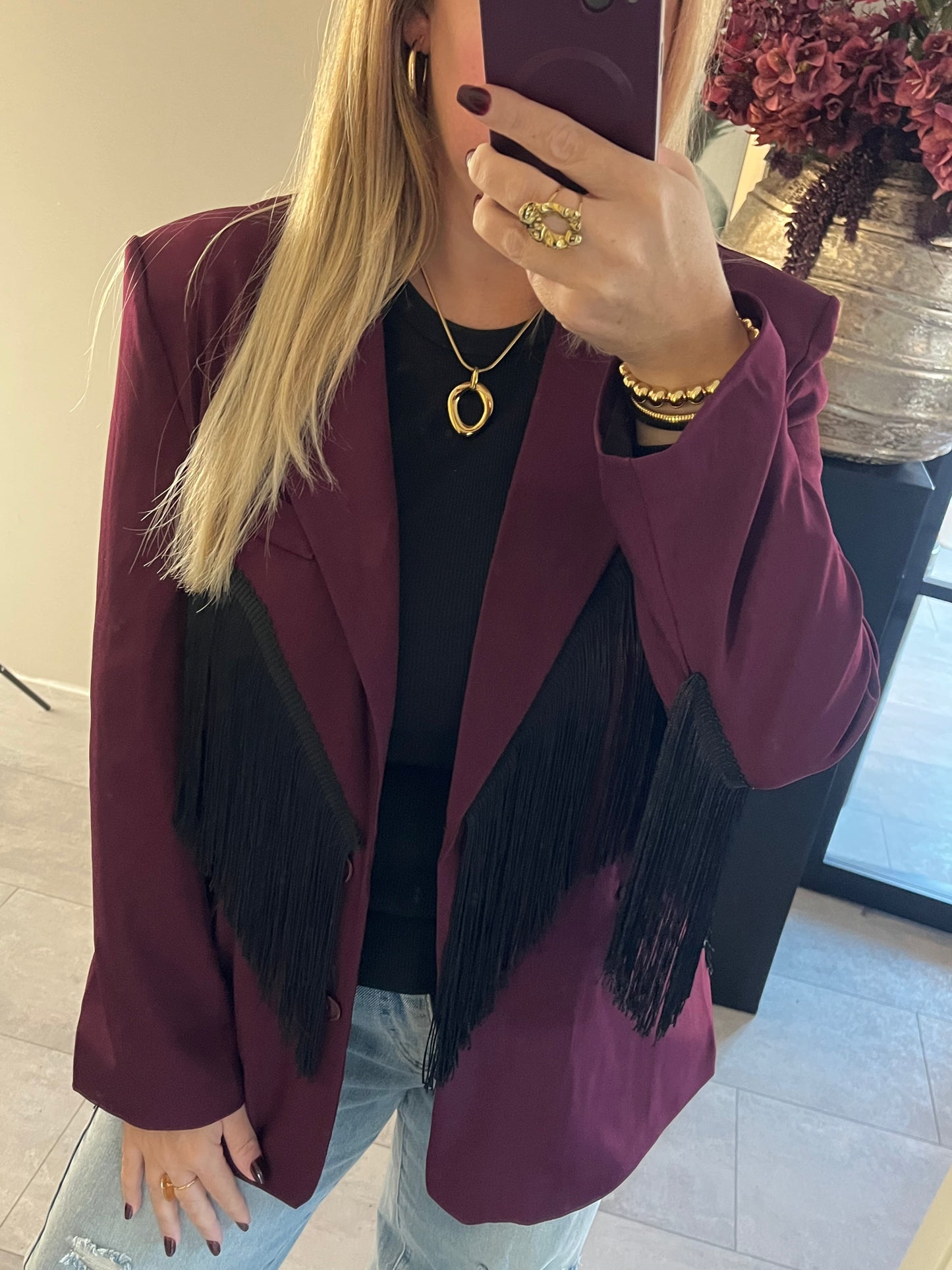 Mae Blazer | Bordeaux