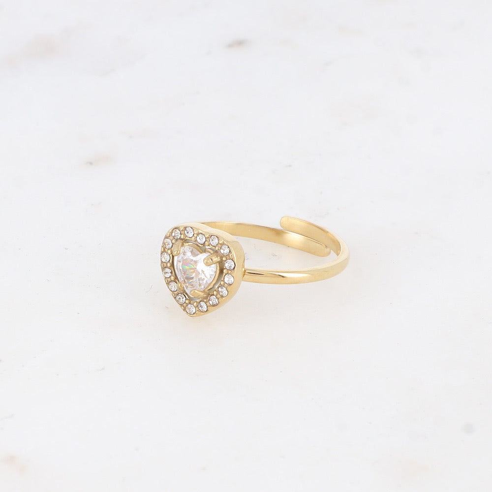 Bague Coeur en Diamant | R007