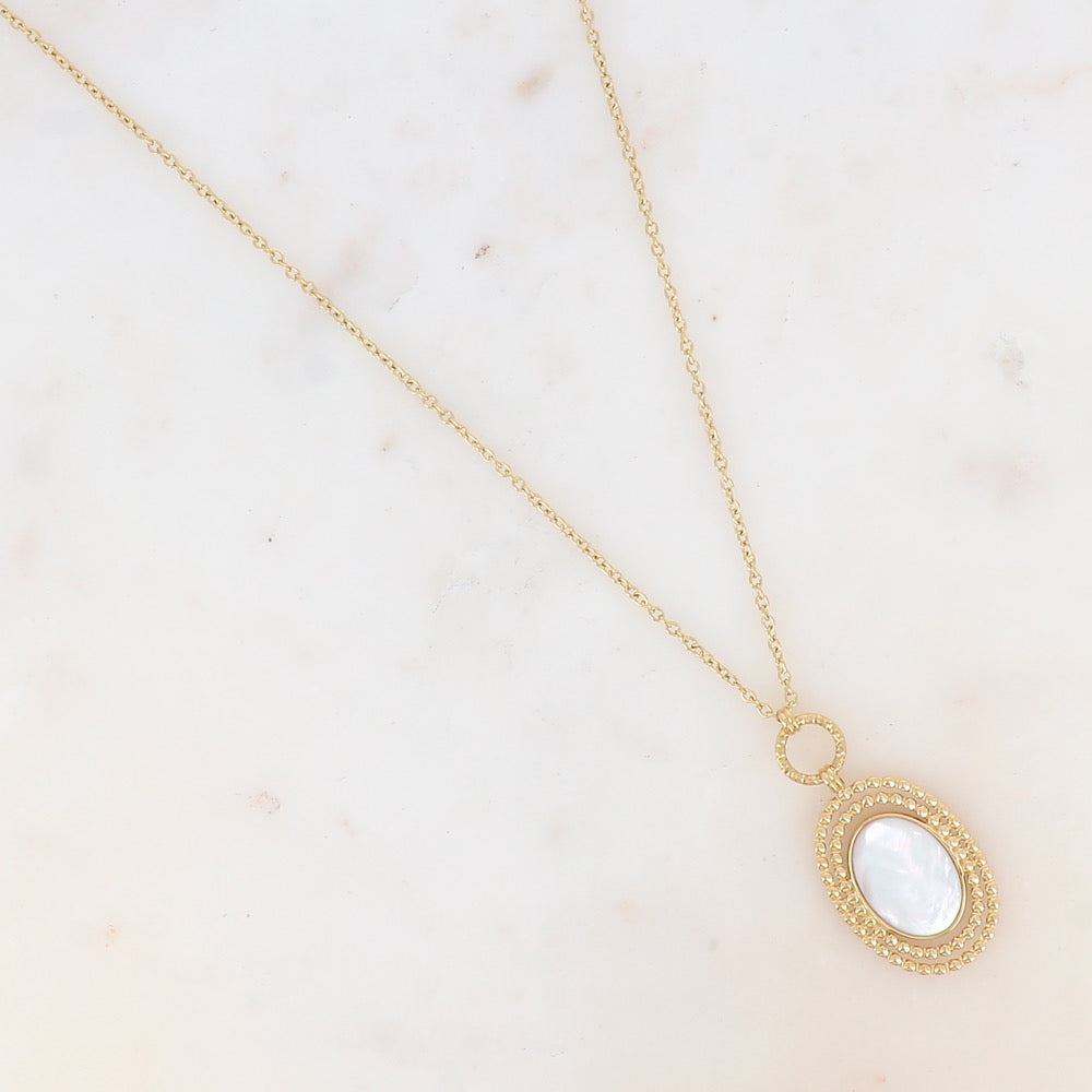 Collier Long Grosse Pierre | K011