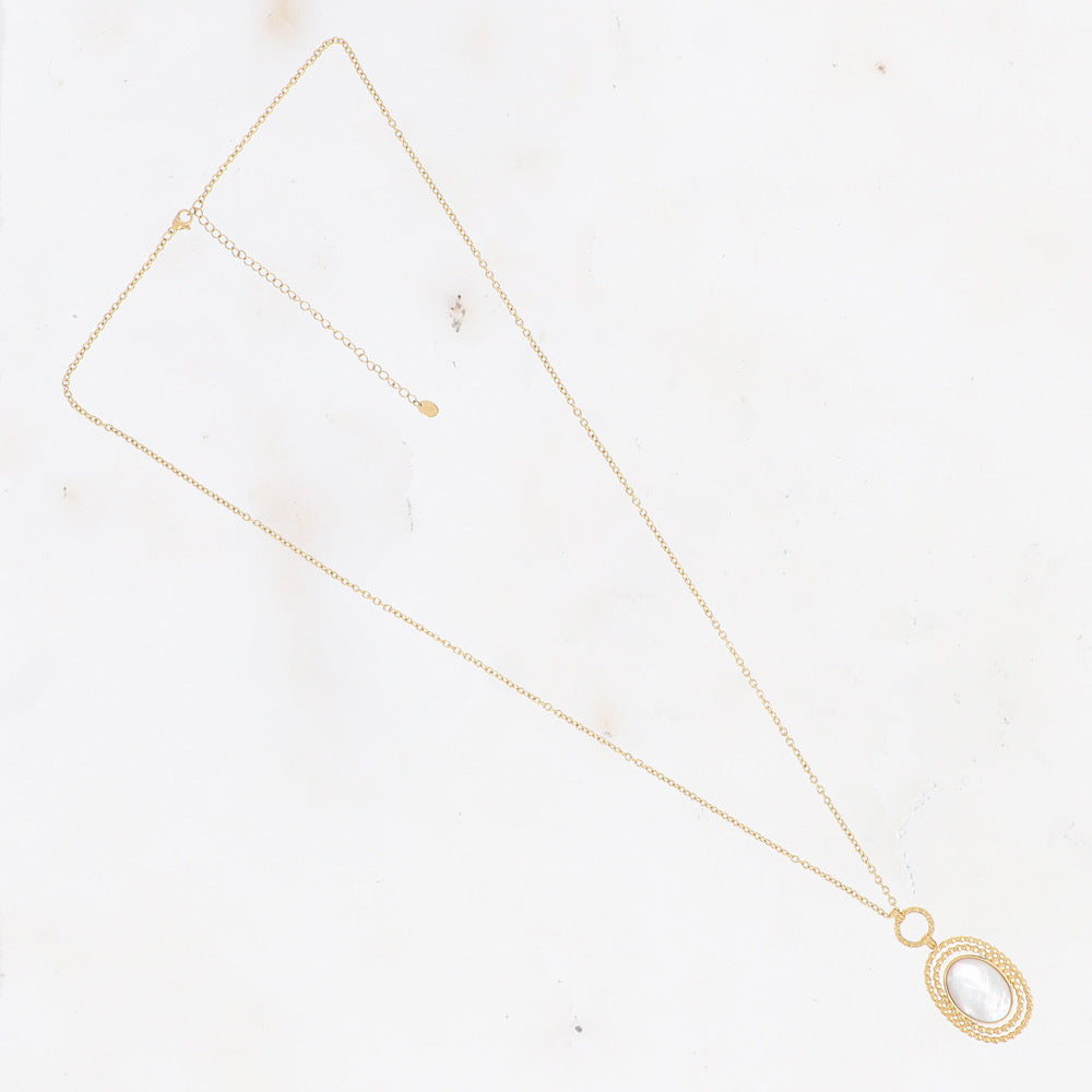 Collier Long Grosse Pierre | K011