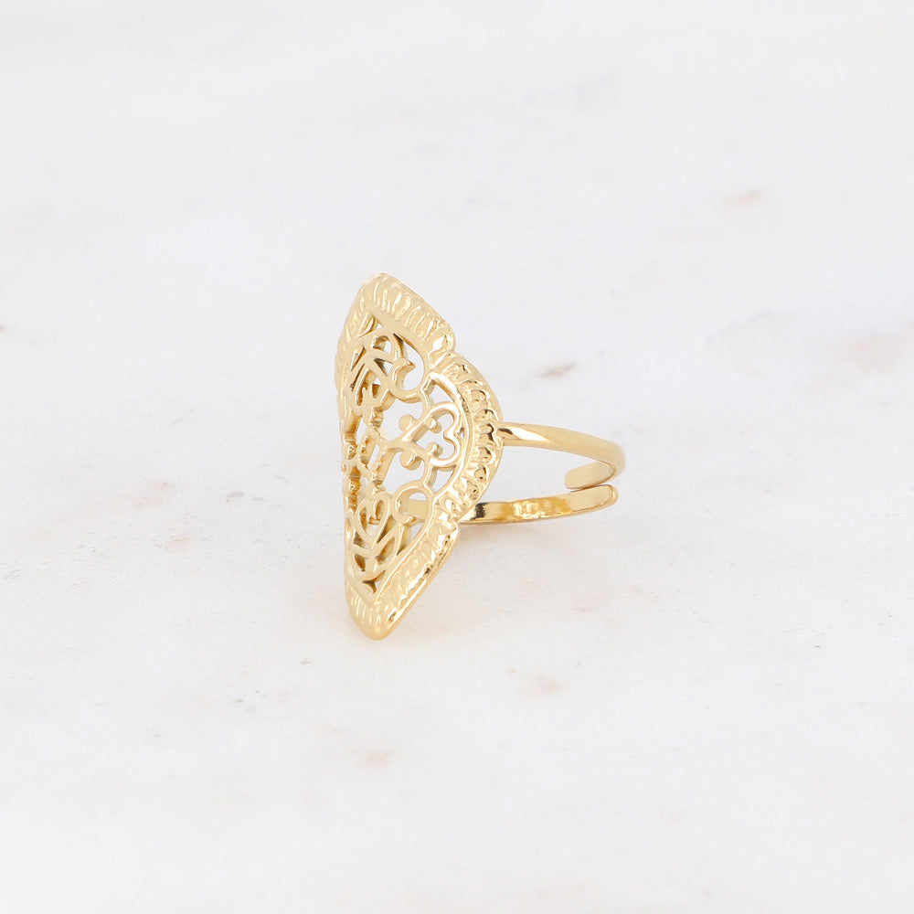 Bague cœur bohème