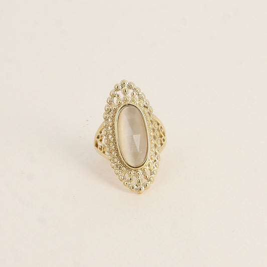Bague Bohème Pierre Naturelle | R002