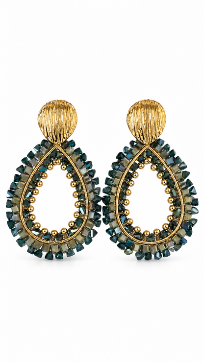 Petrol Chic Earrings