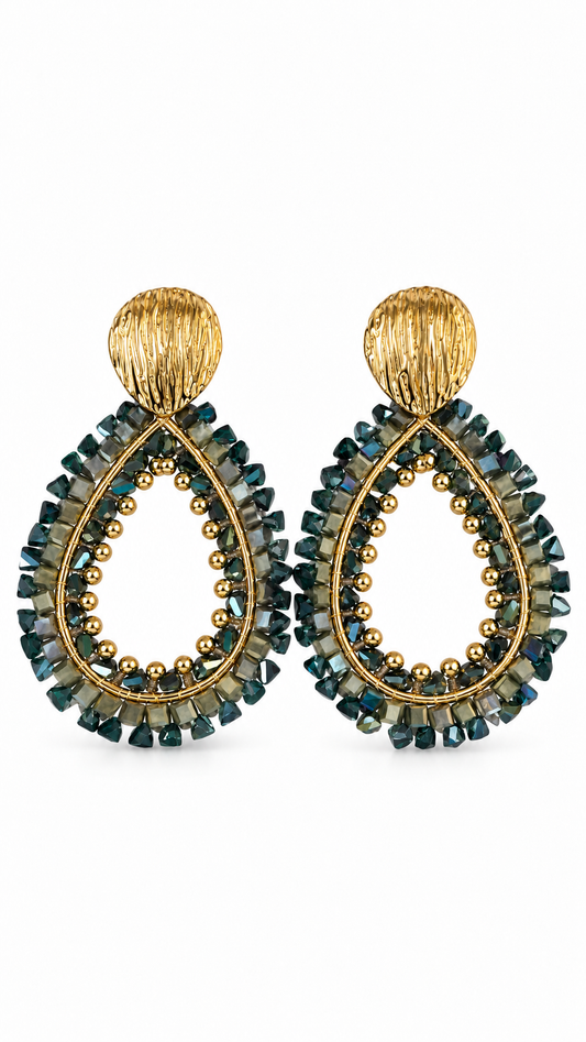 Petrol Chic Earrings