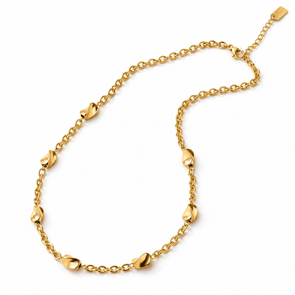 Golden Waves Necklace