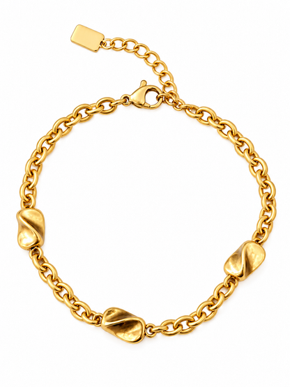 Golden Waves Bracelet