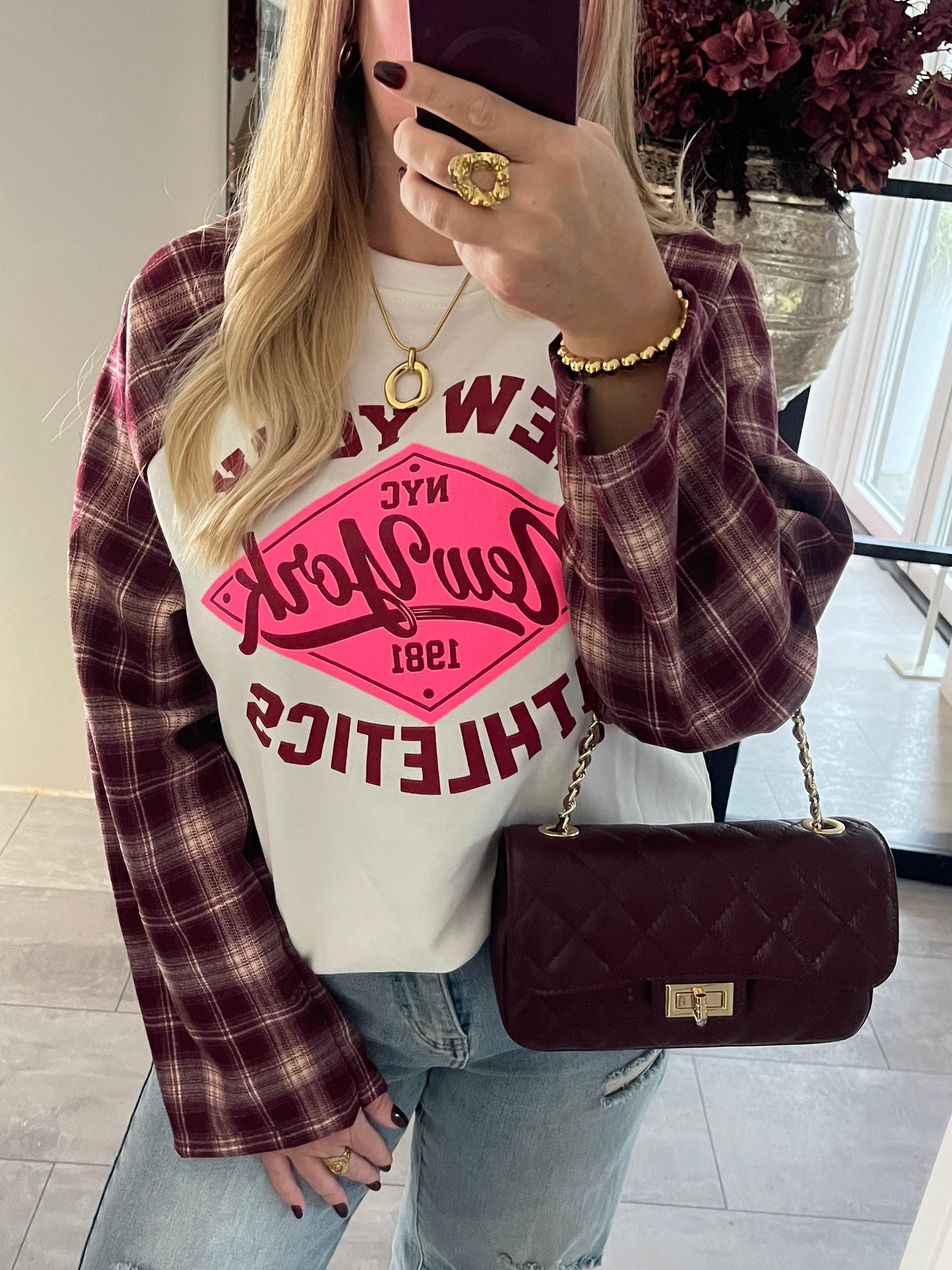 Burgundy Babe Longsleeve