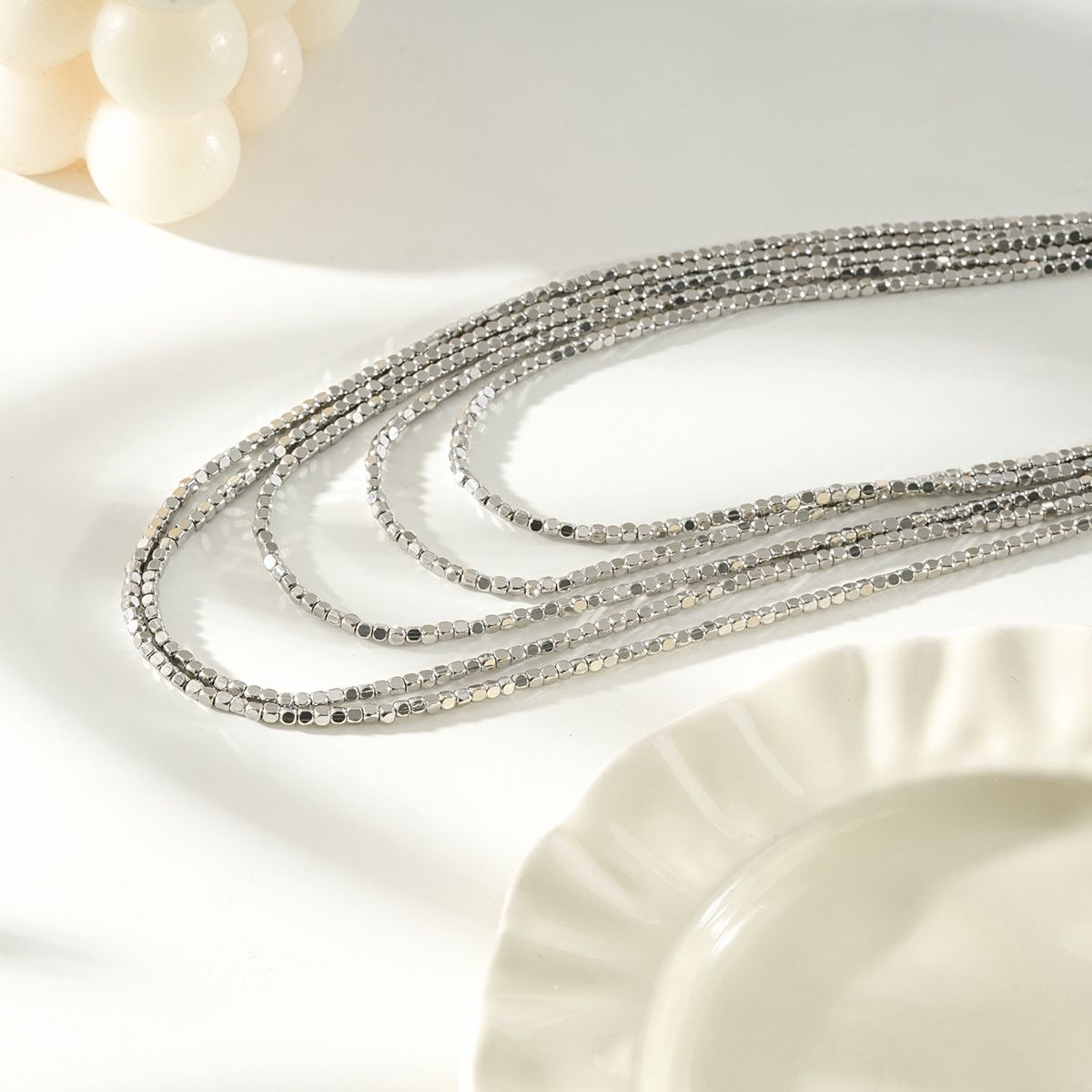 Jenna Laagjes Ketting | Zilver K002