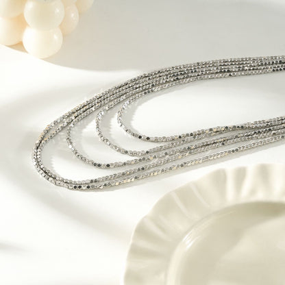 Jenna Laagjes Ketting | Zilver K002