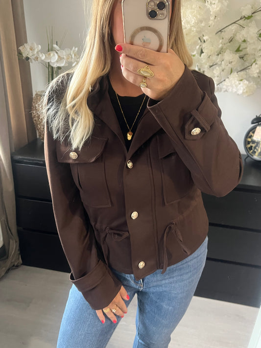 Chloe Jacket Brown | Pre-order verwacht 5 september