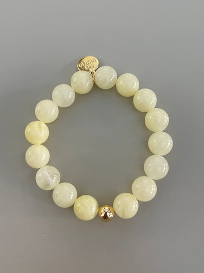 Armband Beads | Butter Yellow