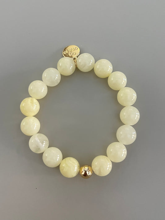 Armband Beads | Butter Yellow