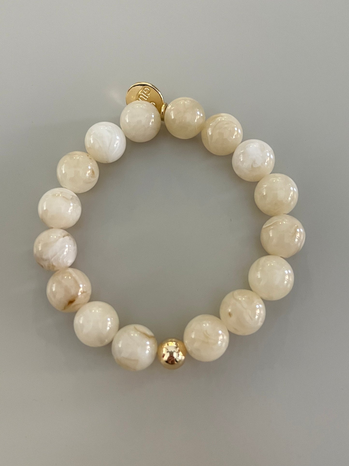 Armband Beads | Beige/Taupe