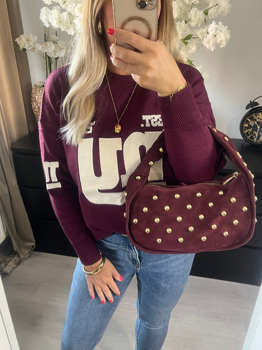 NY Trui | Bordeaux