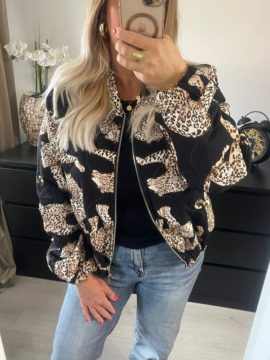 Leopard Jacket | Black