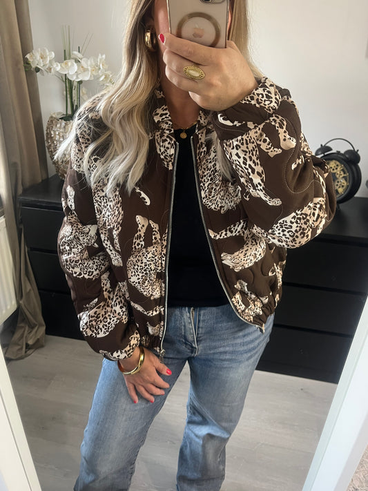 Leopard Jacket | Brown