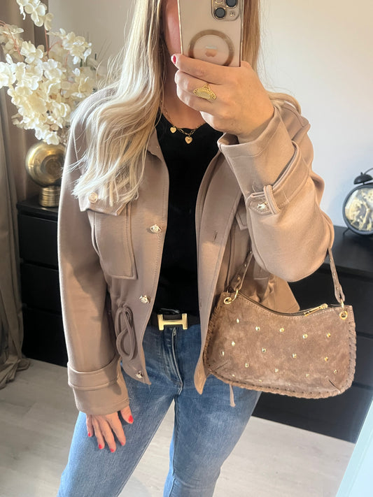 Chloe Jacket Taupe