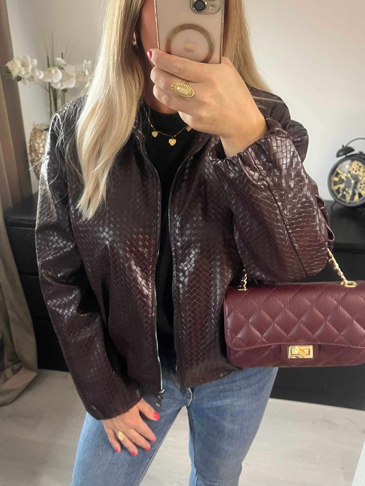 Vanity Blazer | Burgundy