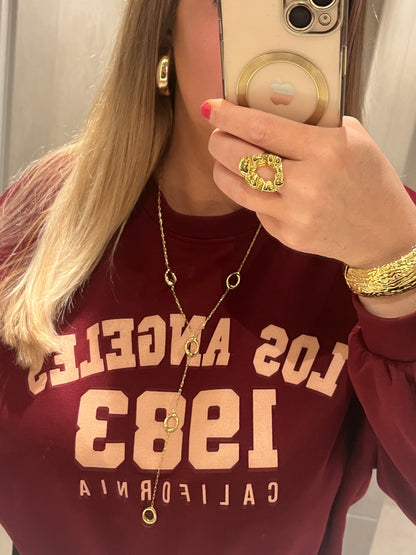 Ovalen Y ketting