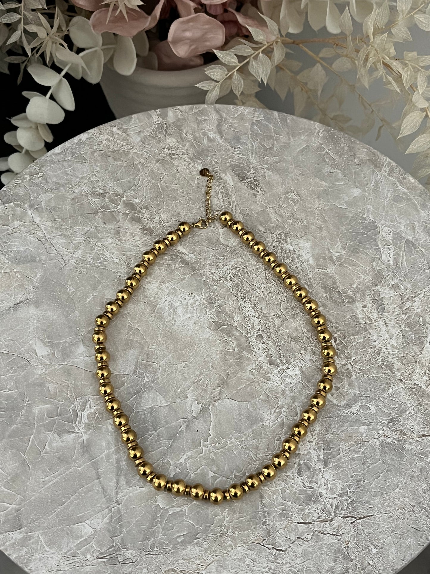 Necklace Beads | Goud