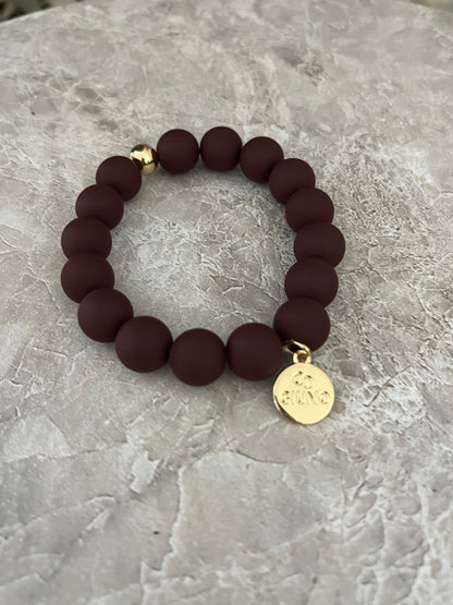 Beads Bracelet | Burgundy