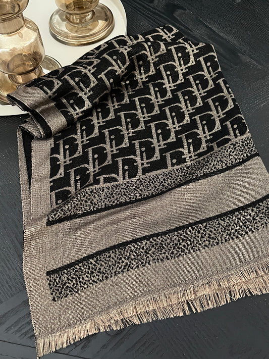 Didi Sjaal | Goud/Zwart Lurex