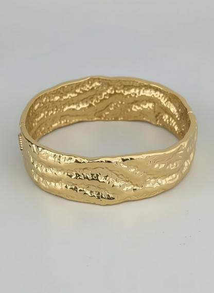 Kim Statement Bangle | Goud