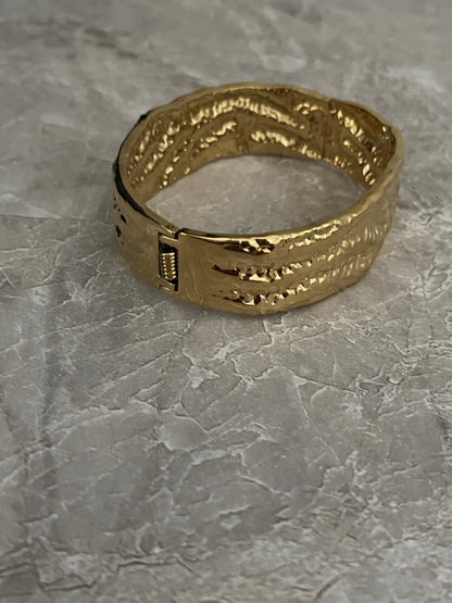 Kim Statement Bangle | Goud